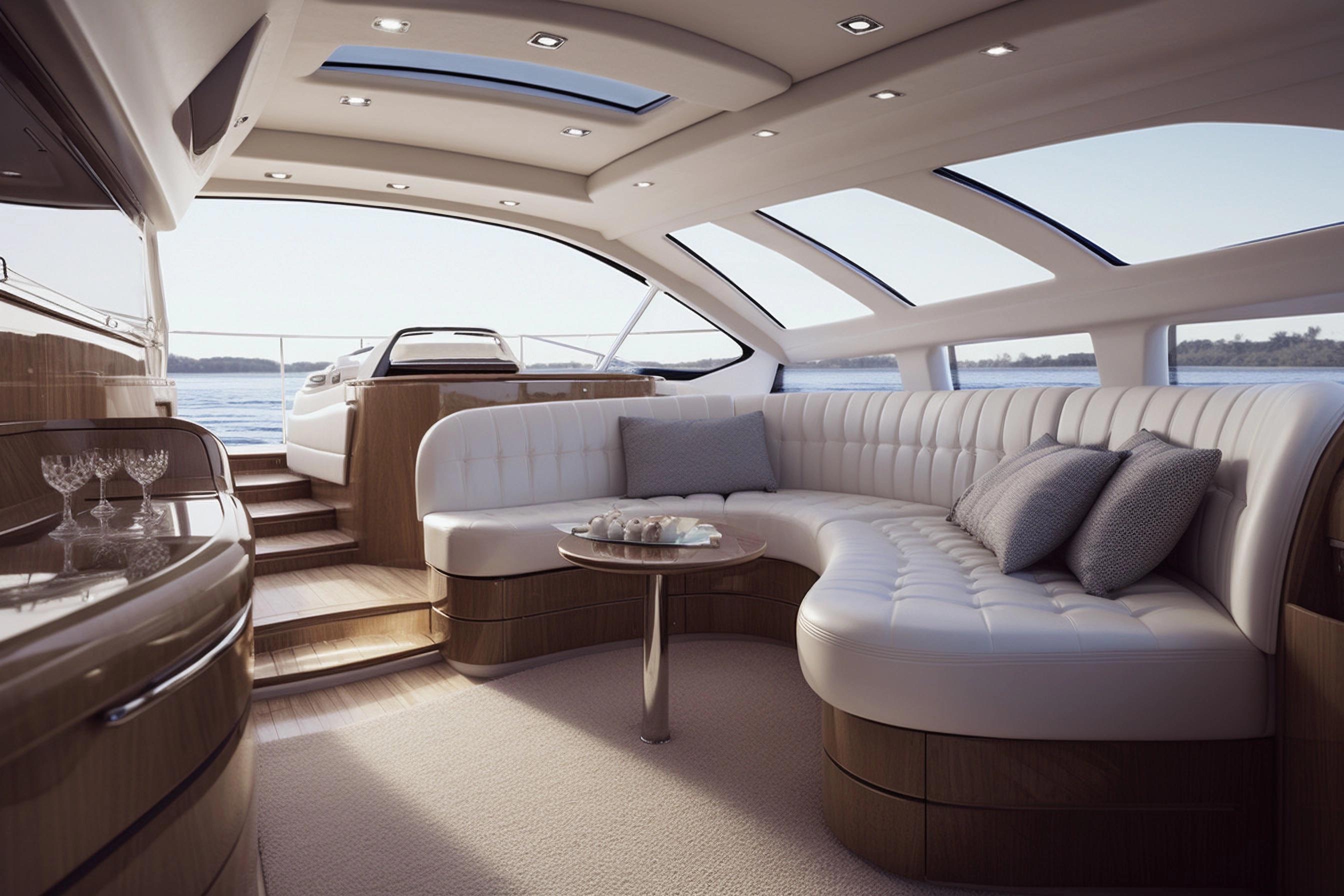 A yacht interior